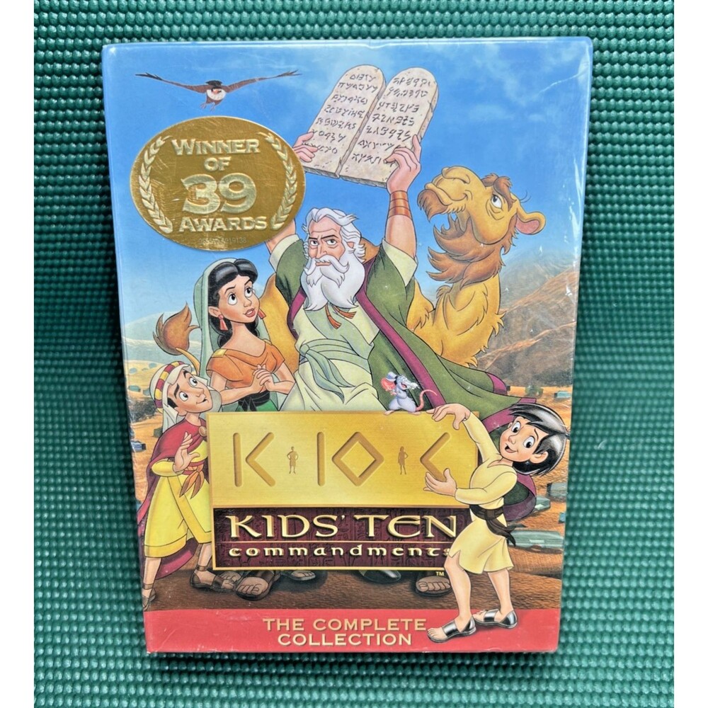 Kids Ten Commandments Set of 5 DVD Homeschool Religion Bible Stories NEW